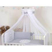 Amy - Baldachin Din Tul, Sky Bunny Gri, Suport De Prindere Inclus, 600x160 Cm Pjb68775+s