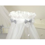 Amy - Baldachin Din Tul, Sky Bunny Gri, Suport De Prindere Inclus, 600x160 Cm Pjb68775+s