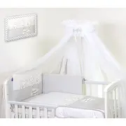 Baldachin Din Tul, Sweet Dreams Alb, 600x160 Cm, Suport Prindere Inclus Pjb66112+s