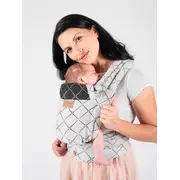 Marsupiu isara quick half buckle diamonda gray