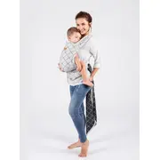 Marsupiu isara quick half buckle diamonda gray