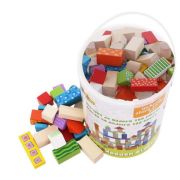Cuburi din lemn ecotoys (100 bucati) ede2007