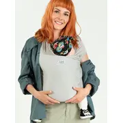 Wrap elastic isara silver grey
