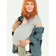 Wrap elastic isara silver grey