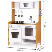 Bucatarie de lemn ecotoys plk534 edeediplk534