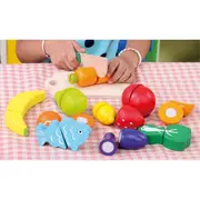 Fructe si legume din lemn ecotoys hm015202 edeedihm015202