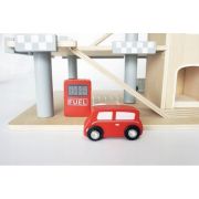 Parcare din lemn cu etaje si lift ecotoys ca12104 edeedica12104