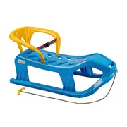 Sanie copii marmat snow star z cu spatar - albastru edeedi6593blue