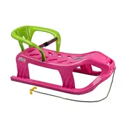 Sanie copii marmat snow star z cu spatar - roz edeedi6593pink