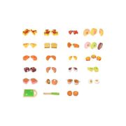 Set alimente din lemn ecotoys 23 buc edeeditl87115