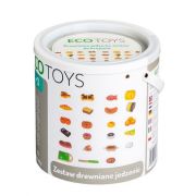 Set alimente din lemn ecotoys 23 buc edeeditl87115
