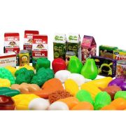 Set alimente fructe si legume ecotoys 120 buc edeedihc356108