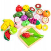 Set fructe din lemn ecotoys 20 buc edeeditl87114
