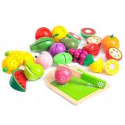 Set fructe din lemn ecotoys 20 buc edeeditl87114