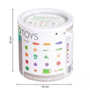 Set legume din lemn ecotoys 20 buc edeeditl87113