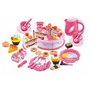 Set tort aniversar cu accesorii ecotoys edehc324745