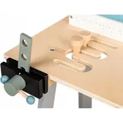 Banc de lucru cu unelte din lemn cu 32 de elemente ecotoys 1172 edeedi1172