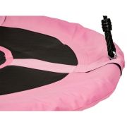 Leagan pentru copii rotund, tip cuib de barza, suspendat, 100 cm, ecotoys mir6001 - roz edeedimir6001pink