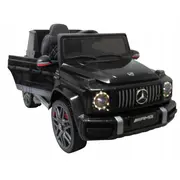 Masinuta electrica cu telecomanda, roti eva, scaun piele mercedes g63 - negru edeedibbh-0002negru