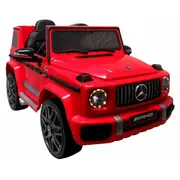 Masinuta electrica cu telecomanda, roti eva, scaun piele mercedes g63 - rosu edeedibbh-0002rosu