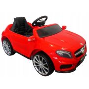 Masinuta electrica cu telecomanda, roti eva, scaun piele mercedes gla45 - rosu edeediamggla45elrosu