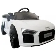 Masinuta electrica cu telecomanda audi r8 r-sport - alb edeedir8alb