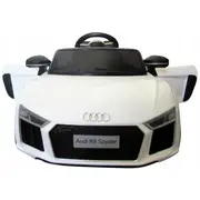 Masinuta electrica cu telecomanda audi r8 r-sport - alb edeedir8alb