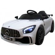 Masinuta electrica cu telecomanda mercedes amg gtr-s r-sport - alb edeediamggtralb