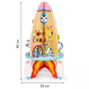 Racheta educationala din lemn 8 in 1 ecotoys tl88037 edeeditl88037