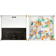 Set de masa cu doua scaune pentru copii ecotoys oti43 edeedioti43
