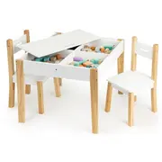 Set de masa cu doua scaune pentru copii ecotoys oti43 edeedioti43