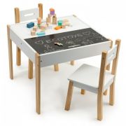 Set de masa cu doua scaune pentru copii ecotoys oti43 edeedioti43