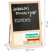 Tabla educationala cu abac si numere ecotoys mb385 edeedimb385