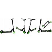 Trotineta pliabila cu roti de 145 mm r-sport h7 - negru - verde edeedih7verde