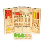 Trusa cu unelte xxl  din lemn ecotoys mb028 edeedimb028