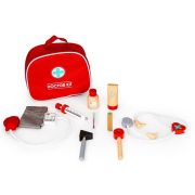 Trusa medicala cu 9 elemente din lemn ecotoys 4501 edeedi4501