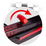Kart cu pedale si roti gonflabile gokart rk-593 ricokids 759300, rosu edeedi759300