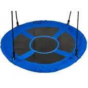 Leagan pentru copii rotund, tip cuib de barza, suspendat, 100 cm, ecotoys mir6001 - albastru edeedimir6001blue