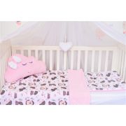 Lenjerie 3 piese model arici si plus roz pal PFC111100004522602