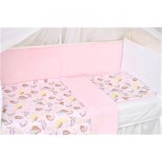 Lenjerie 3 piese model printese si plus minky roz PFC11110000453196