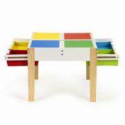 Set de masa cu doua scaune pentru copii ecotoys xkf002 edeedixkf002