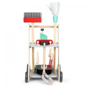 Antemergator din lemn xxl cu aspirator si elemente pentru curatenie ecotoys 4404 edeedi4404