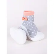 Mocasini pentru copii cu talpa antiderapanta - Dots OB-135