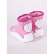 Mocasini pentru copii cu talpa antiderapanta - Inimioara OB-136.Marimea 22