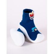 Mocasini pentru copii cu talpa antiderapanta - Masinute de curse 2 OB-142.Marimea 24