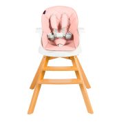 Scaun de masa 3 in 1 Juju Eat&Twist, Roz JUJJU1021-Pink