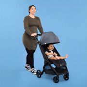 Carucior compact metro+ ergobaby slate grey 0 - 22kg tnametropslt