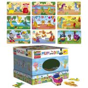 Joc tactil montessori - animalutele si familiile lor