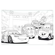 Puzzle de colorat - cars (108 piese)