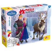 Puzzle de colorat - regatul de gheata (60 piese)